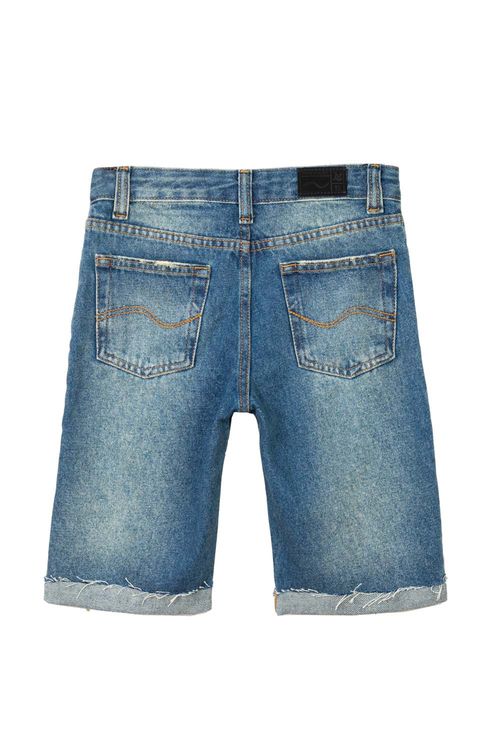 Bermuda Jeans Infantil Masculina Destroyer