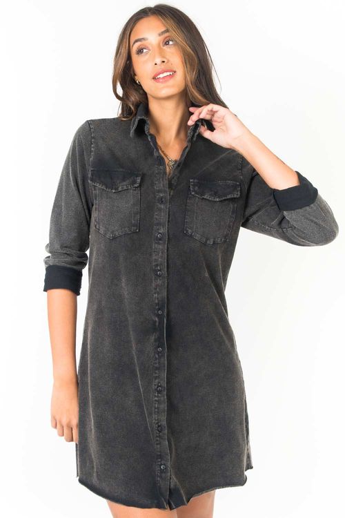 Vestido Chemise Preto