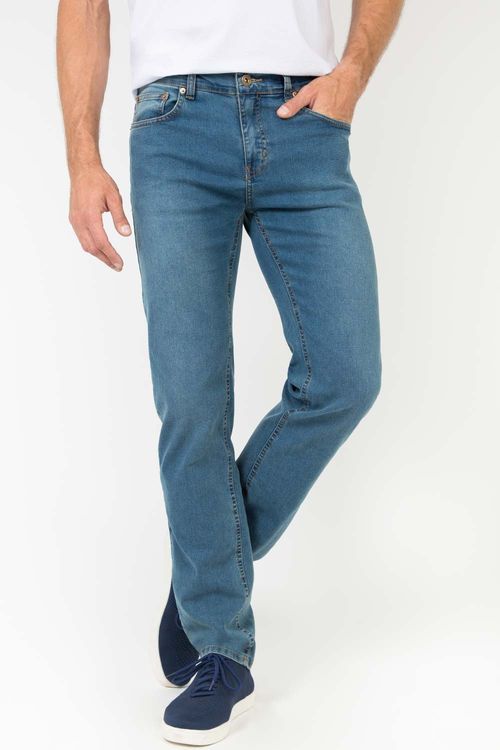 Calça Jeans Straight Destroyer