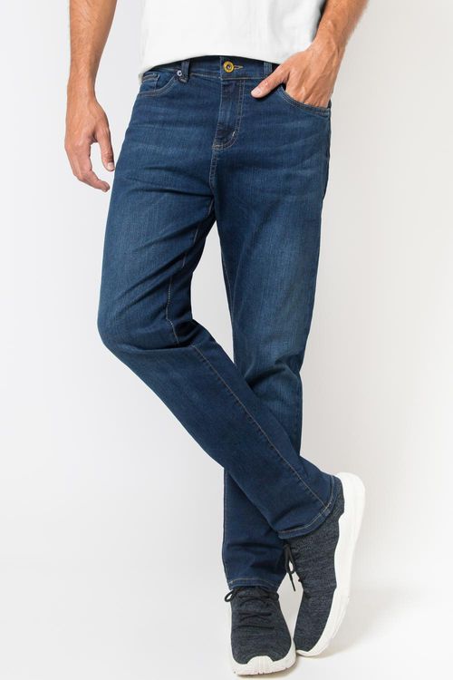 Calça Jeans Slim Flex Super Stone