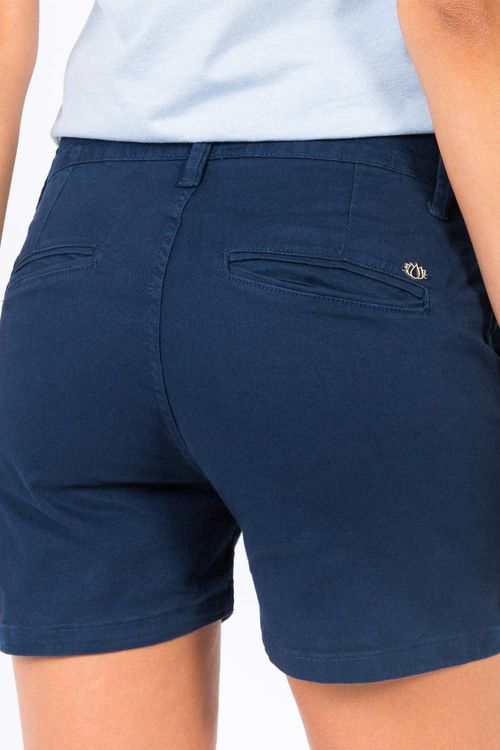 Short Chino Azul Marinho