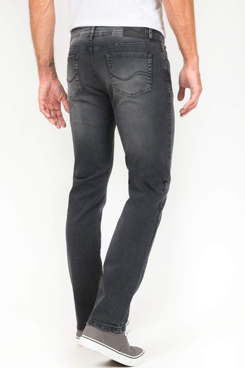 Calça Jeans Slim Black