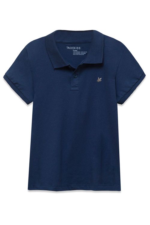 Polo Básica Infantil Azul