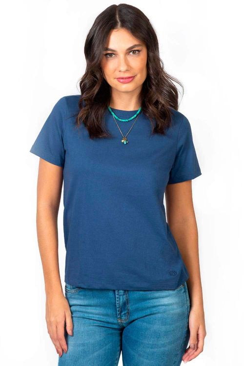 Blusa Básica Azul