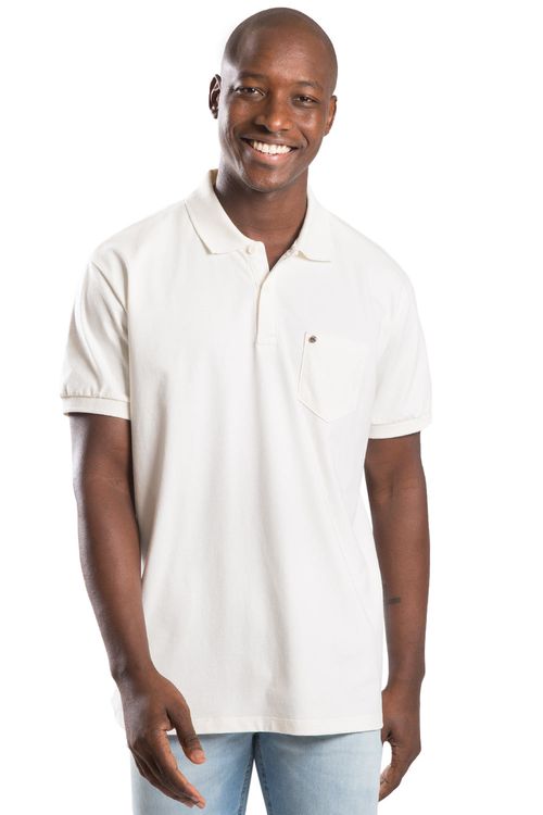 Polo Básica Flex Com Bolso Cru