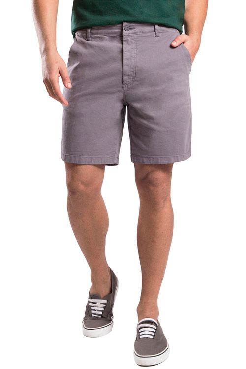 Bermuda Chino Flex Cinza