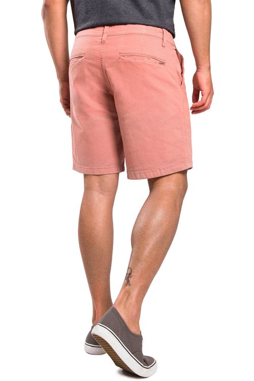 Bermuda Chino Flex Rosa Claro