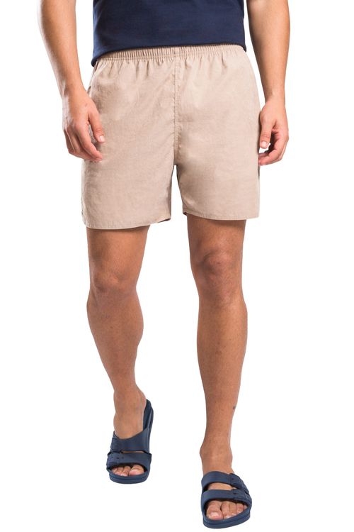 Short Liso Cupro Khaki