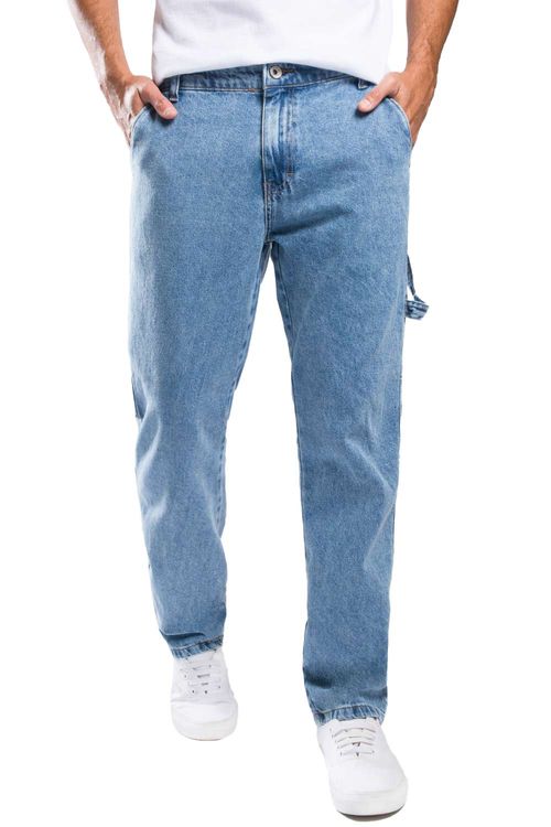 Calça Jeans Comfort Fit Vintage Carpinteiro Destroyer