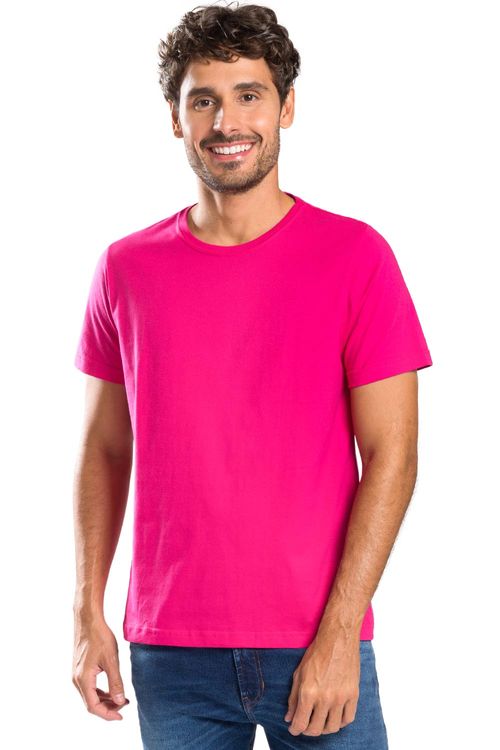 T-Shirt Básica Color Fit Pink