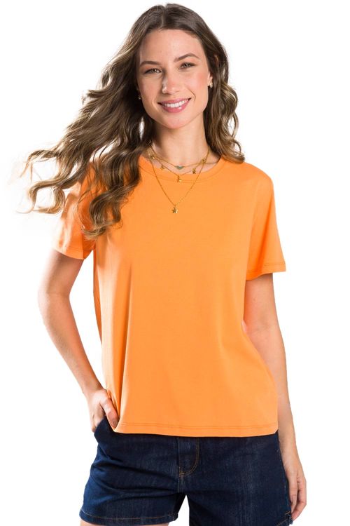 Blusa Básica Egípcia Premium Laranja