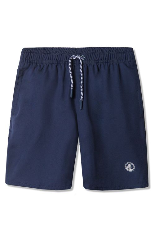 Short Infantil Liso Azul Marinho