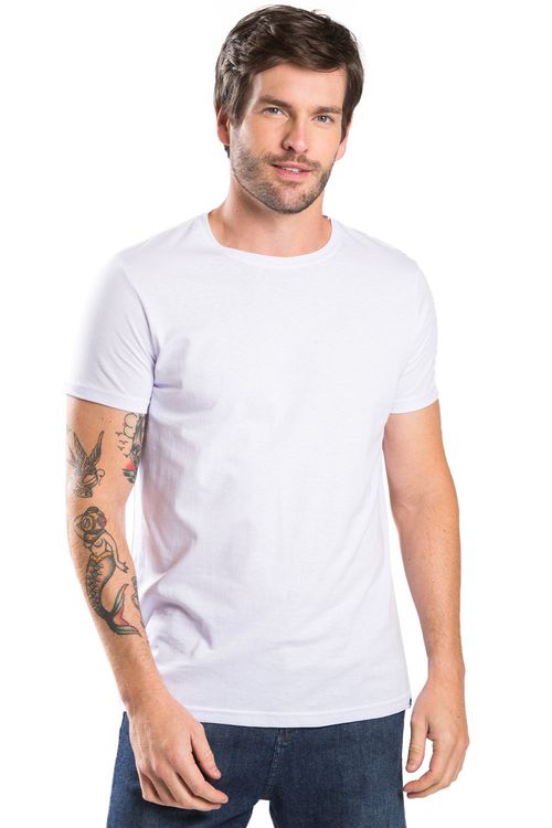 T-Shirt Básica Comfort Branca