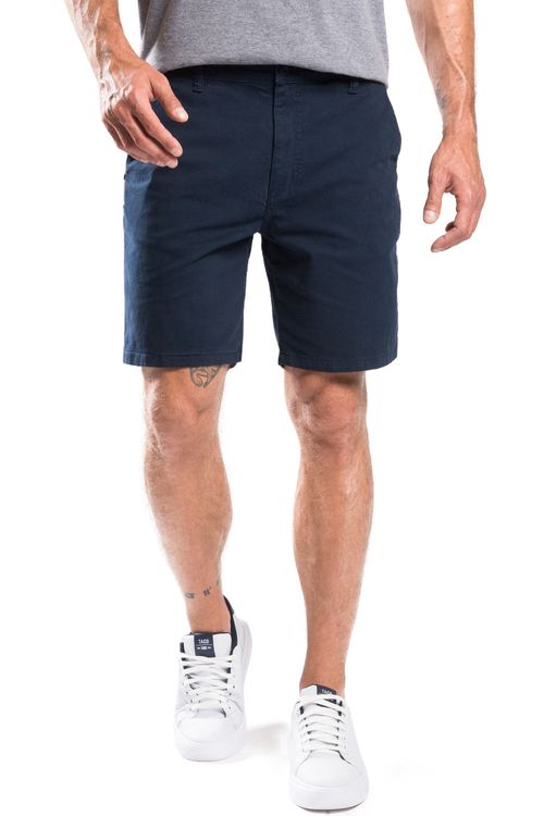 Bermuda Chino Flex Azul Marinho