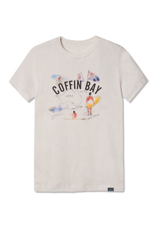 T-Shirt Infantil Estampada Bay Cinza