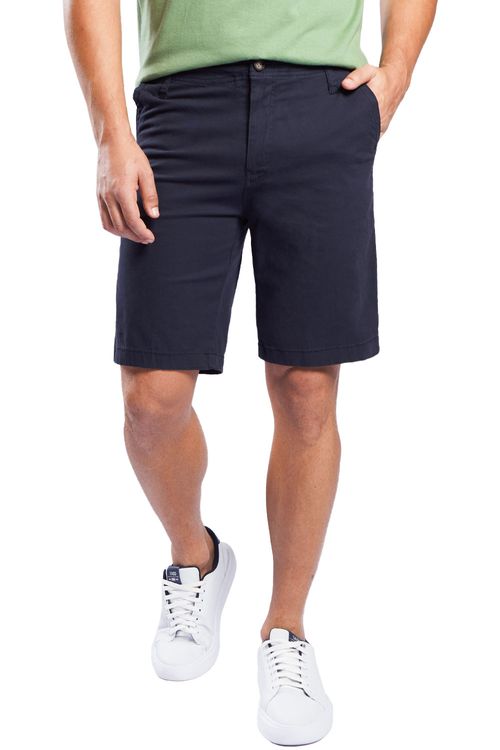 Bermuda Chino Flex Azul Marinho