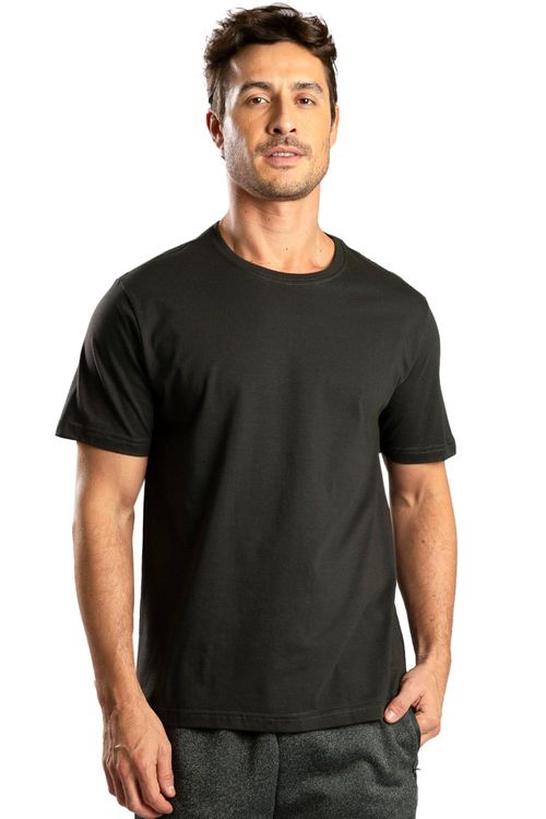 T-Shirt Básica Comfort Chumbo