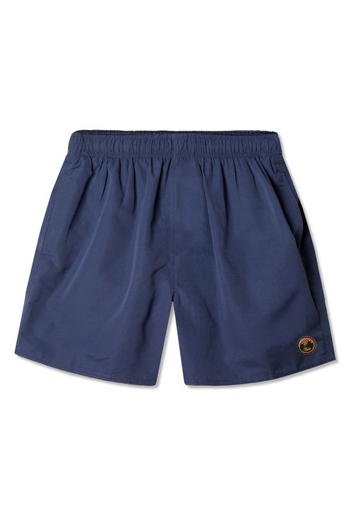 Short Liso Cupro Azul Marinho