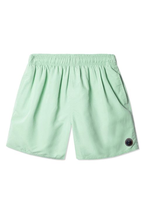 Short Liso Cupro Verde Claro