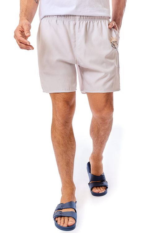 Short Estampado Flex Ocean King Off Wh