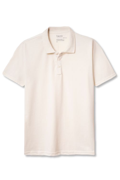 Polo Básica Fit Mescla Cru