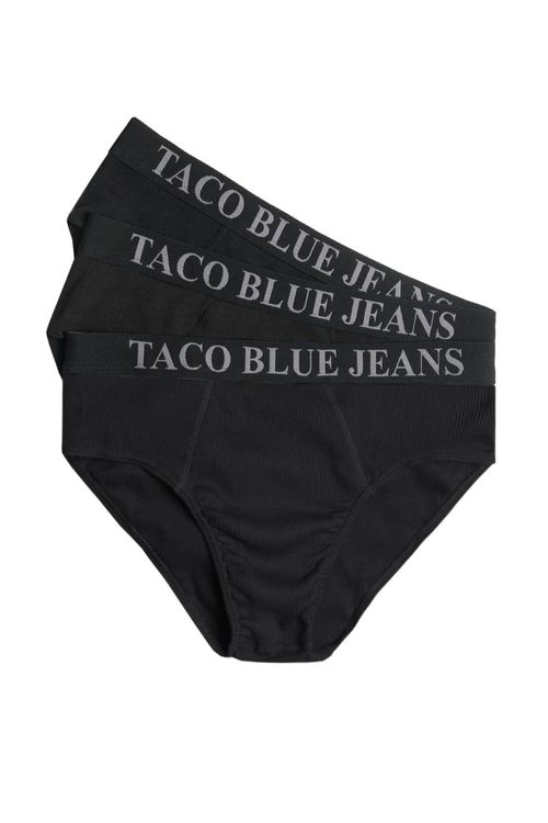 Kit De Cueca Slip Preto