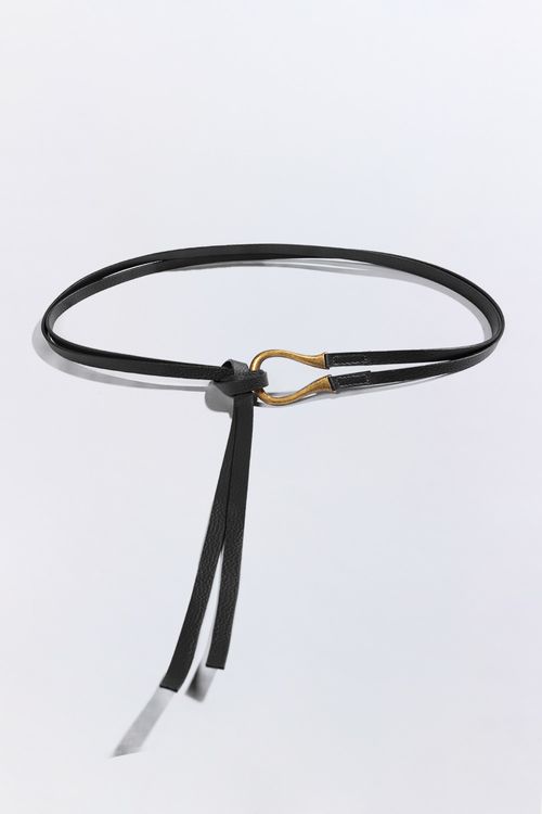 Cinto De Couro Preto