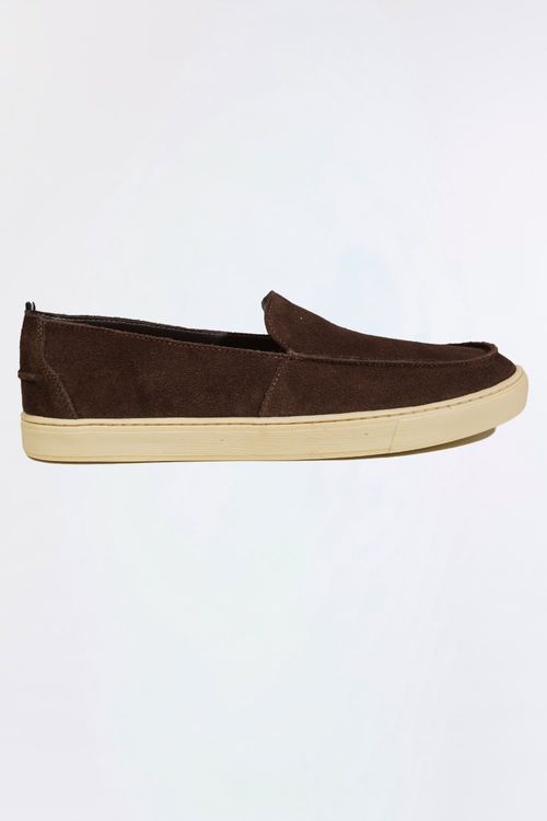 Tênis Loafer Camurça Cafe